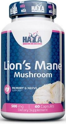 haya labs Lion s Mane Mushroom -- 500mg 60 Caps