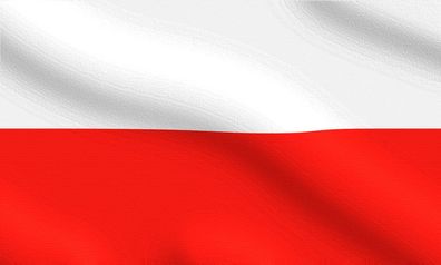 Maxifahne Polen (3x5m) XXL Fahne Flagge Poland Polska Riesenfahne Flag rot weiß