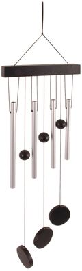 Esschert Design Windspiel -gerade- Glockenspiel Aluminium Klangspiel Haus Garten