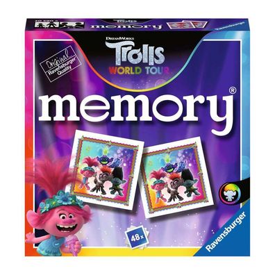 Mini Memory® | Trolls 2 World Tour | 48 Bildkarten | Ravensburger 20590 | Spiel