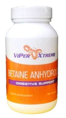 Viper Xtreme betaine anhydrous --- 120 caps.