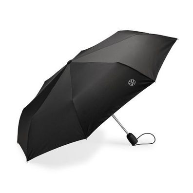 Original Volkswagen Regenschirm Taschenschirm Schirm VW Logo schwarz 000087602P