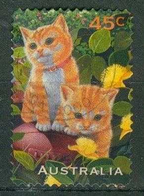Australien Mi 1598 gest Katzen mot3350