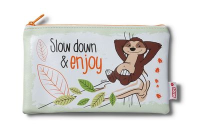 Nici 43476 Mäppchen Hang Gang Faultier Mäppchen Faultier "Slow down and enjoy" 2