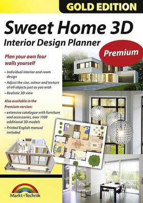 Sweet Home 3D Edition Interior Design Planner with an additional 1100 3D Models