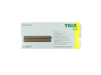 Trix H0 62172, 10 x gerades Gleis 172mm, neu, OVP