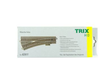 Trix H0 62611, Weiche links, neu, OVP