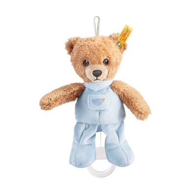 Steiff Schlaf Gut Bär 239595 Spieluhr Teddy 20cm blau Teddybär Baby