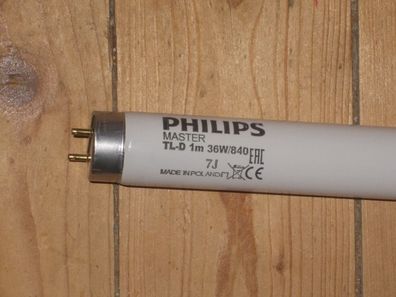Philips TLD 36w-1/840 Made in Poland 6M LeuchtStoffRöhre L 36 w 98,4cm 98 98,4 cm