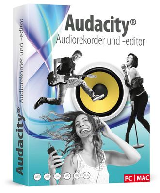 Audiorekorder - Audioeditor -Audio Aufnahme - Audio Mischen - Audacity ® -PC/ MAC