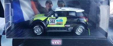 Rally Podium Set #12 Mini All4 Racing WRC Diecast Model (2013) Diecast CLUB Eaglemoss