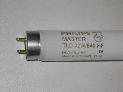 120 121 cm Lang Lampe Philips Master TLD 32w/840 HF Recyclable Made in Holland CE K2
