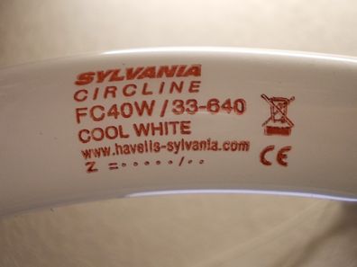 Sylvania CircLine FC40w/33-640 Cool White Z = CE 40 cm breit Ring runde Lampe T9 E-Ma