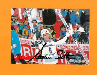 Armin Bittner (ehemaliger deutscher Skirennläufer) - sig. Autogrammkarte (2)