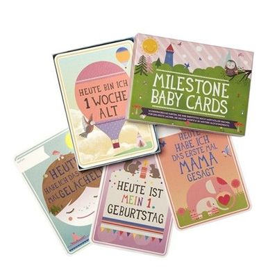 Milestone Baby Cards Set