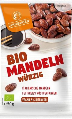 Landgarten Bio Mandeln Würzig (50g)