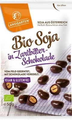 Landgarten Schoko-Soja Zartbitter Bio (50g)