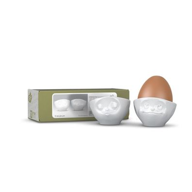3D Eierbecherset - Glücklich/ Hmpff
