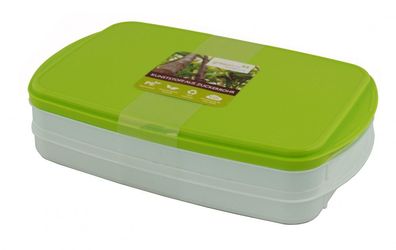 greenline-Frischhalte-Stapelbox, 2 x 0,9 Liter