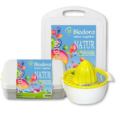 Biodora Küchenset aus Biokunststoff