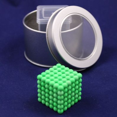 Neo Ball Cube - 5mm - grün lumineszierend (leuchtet im dunklen) - Neocube 216 M