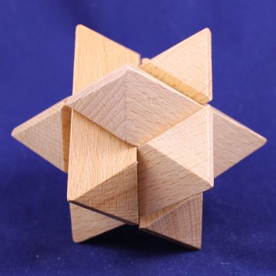 KongMing Lock - Hexagonal Ball - Gehirn 3D IQ Knobel Logik pädagogisch