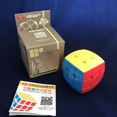 YJ Mini Bread Cube 3x3 - 4,5 cm - Zauberwürfel Speedcube Magischer Magic Cube