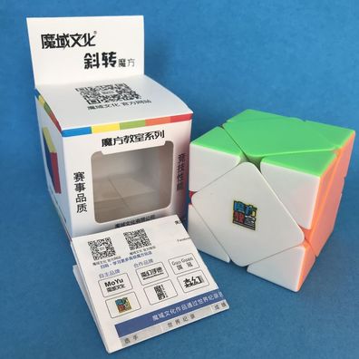 MoYu SKEWB Stickerless 3x3 - Zauberwürfel Speedcube Magischer Magic Cube