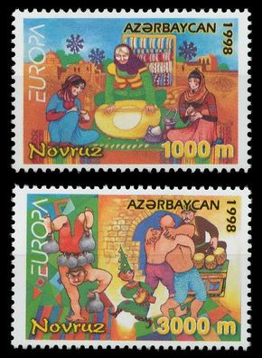 Aserbaidschan 1998 Nr 438-439 postfrisch X0B4B5A