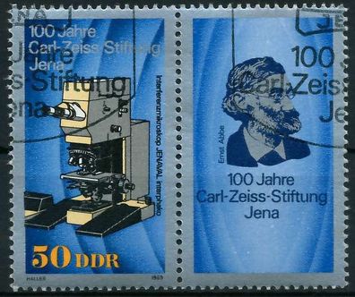 DDR Zusammendruck Nr WZd801 gestempelt WAAGR PAAR X0BB3A2