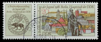 DDR Zusammendruck Nr WZd684 gestempelt WAAGR PAAR X0BF8B2