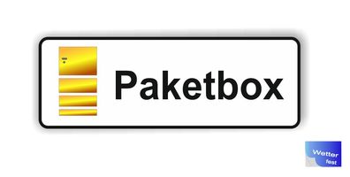Paketbox Aufkleber Pakete Box Kennzeichnung Paket Box Aufkleber (R34/6)