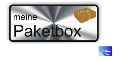 Paketbox Aufkleber Pakete Box Kennzeichnung Paket Box Aufkleber (R34/4)