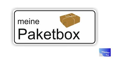 Paketbox Aufkleber Pakete Box Kennzeichnung Paket Box Aufkleber (R34/1)