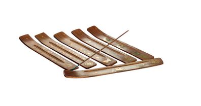 Holzhalter Mischpaket 6 verschiedene Halter, L:26cm, B:3.5cm, KH-6