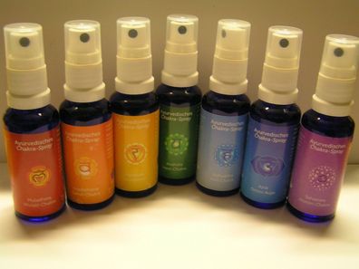 Ayurveda Chakra Spray, Energiespray, Holy Scents, verschiedene Chakren, 30 ml