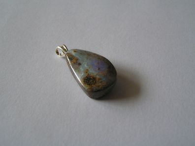 Boulder-Opal, Australien, Silberanhänger, SP-118, 3 g, 20 * 16 * 6 mm