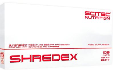 scitec nutrition shredex --- 108 capsules