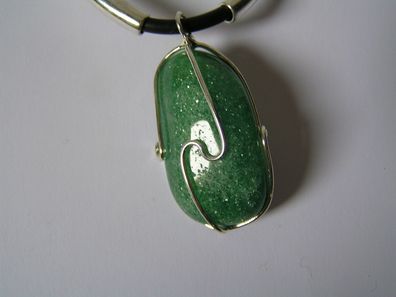Aventurin - Collier mit Kautschukband 60 cm - SP-254 - 30 g - Unikat