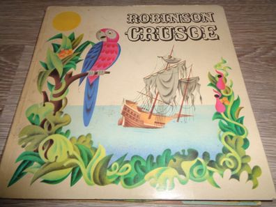 Robinson Crusoe---Pop-Up-Buch--Artia Prag 1979