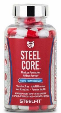 Pro Tan Steel Core --- 90 capsules Red-White