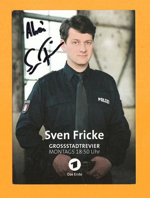 Sven Fricke (Grossstadtrevier) - persönlich signiert