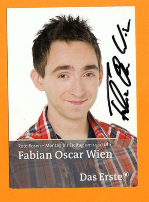 Fabian Oscar Wien ( Rote Rosen ) - persönlich signiert