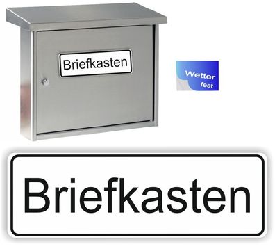 Brief Aufkleber Kennzeichnung Briefkasten Aufkleber Abziehbild (R41/3)