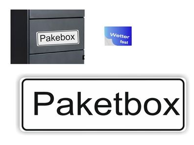 Paketbox Aufkleber Pakete Box Kennzeichnung Paket Box Aufkleber (R41/2)