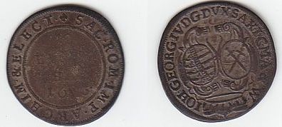 1/12 Taler Silber Münze Sachsen 1693