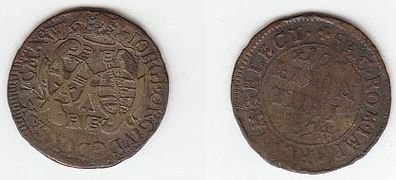 1/12 Taler Silber Münze Sachsen 1694