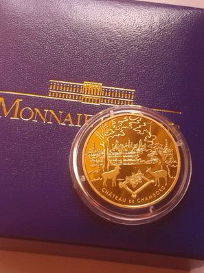 20 euro 2003 PP Frankreich Chambord Loire Schloss, 17g 920er Gold, 1/2 Unze Feingold