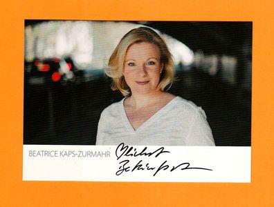 Beatrice Kaps-Zurmahr (Lindenstraße ) - persönlich signiert