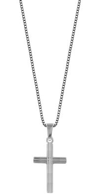 trendor Schmuck Halskette mit Kreuz 925 Silber 79084
